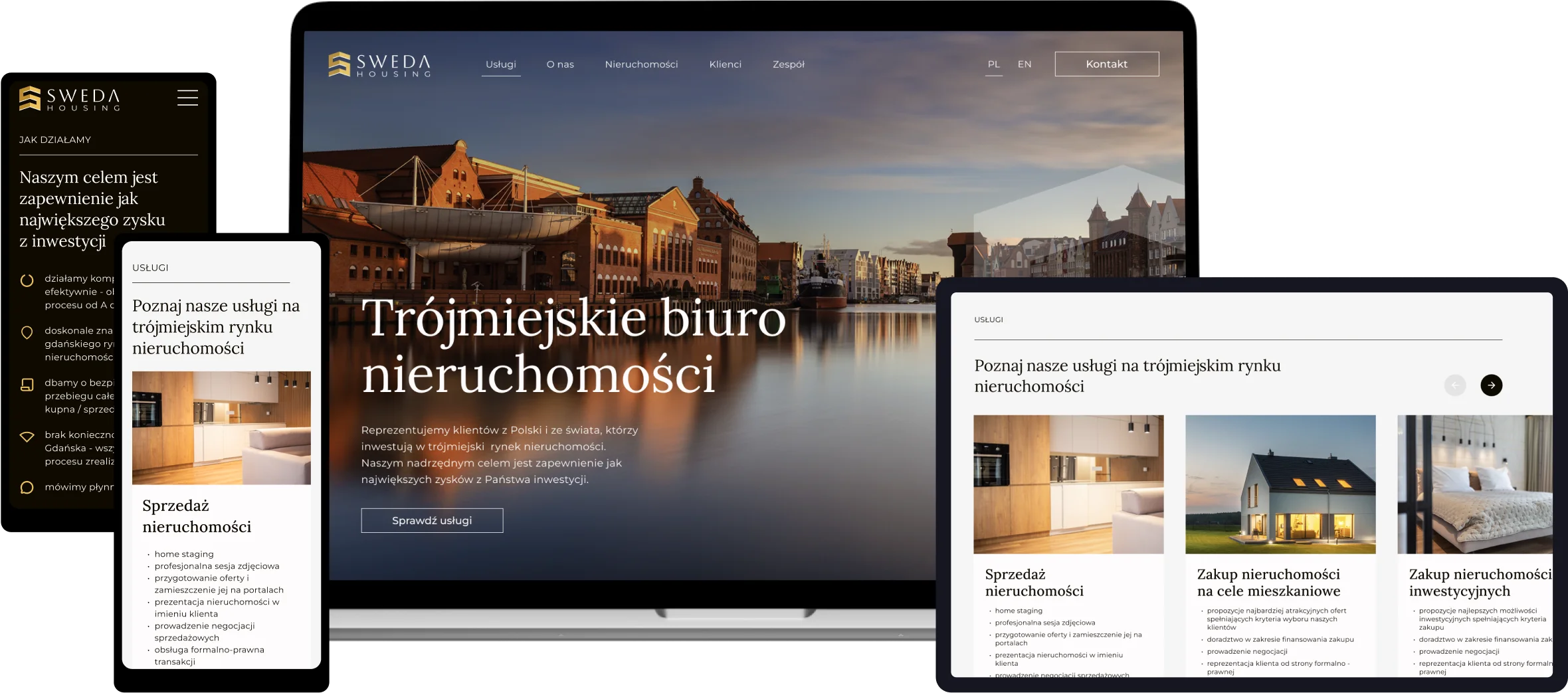 strona dla agencji nieruchomości