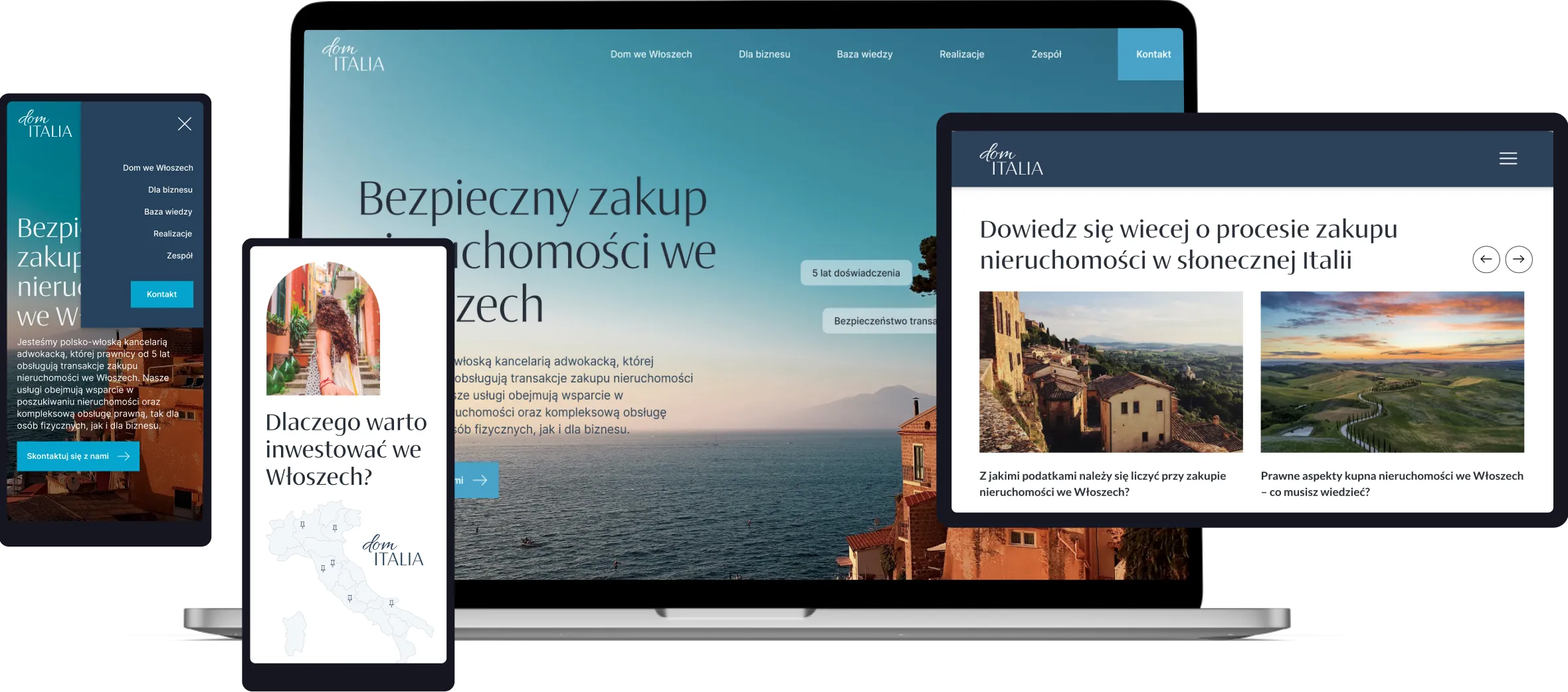 Strony na Wordpress - Dom Italia
