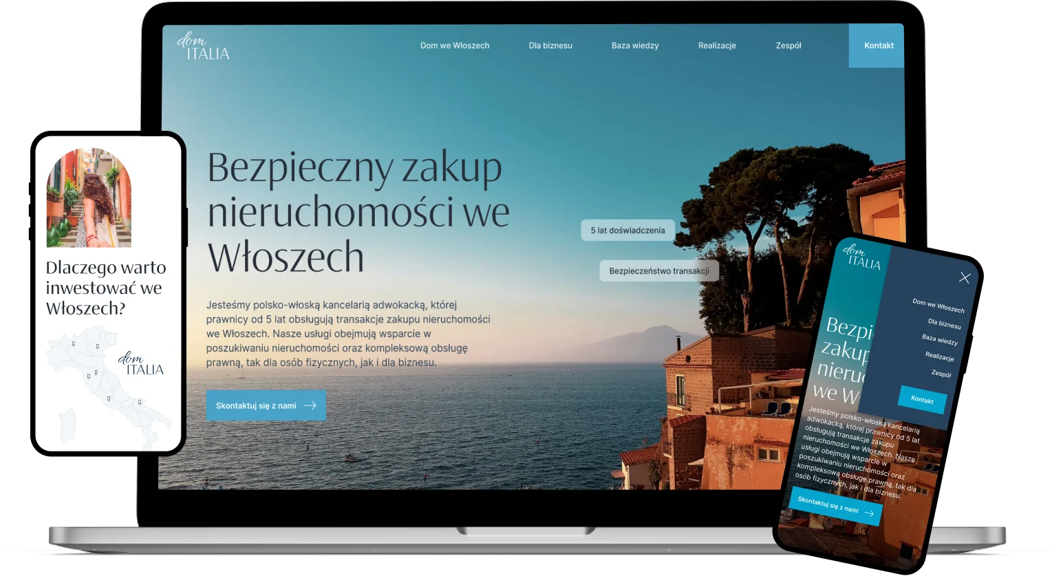 Kancelaria nieruchomości we Włoszech - strona internetowa