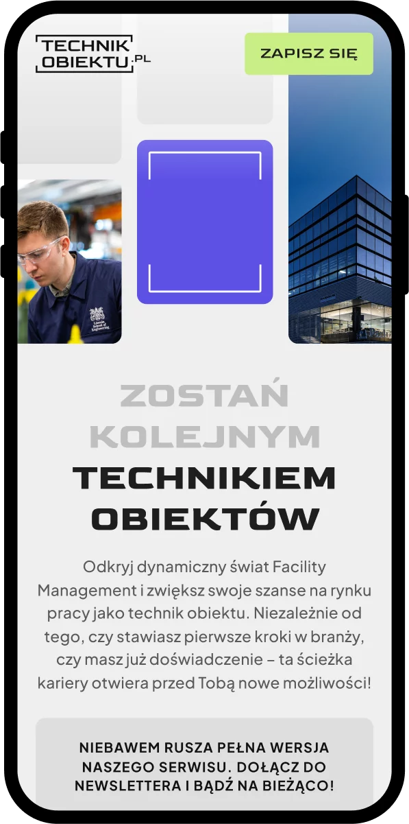 Landing page do zbierania leadów — widok mobilny, sekcja hero